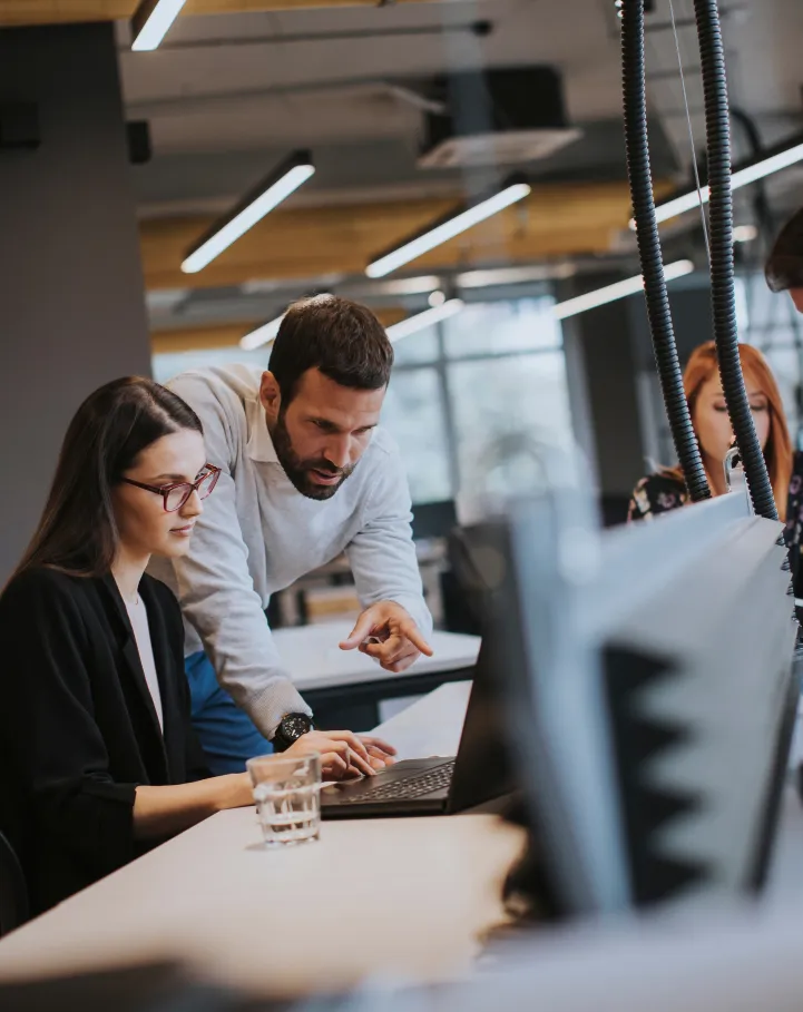 Cyber security specialist working on active threat intelligence